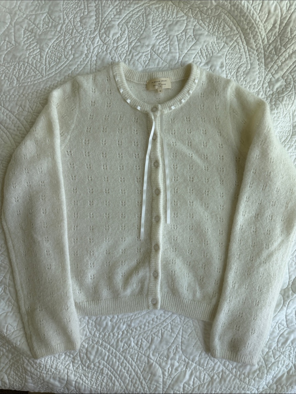 Sezane Meryl Merino/Mohair Blend Sweater